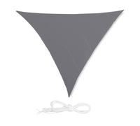 Relaxdays Voile d'ombrage triangle gris
