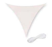 Relaxdays Voile d'ombrage triangulaire en PE-HD
