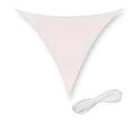 Relaxdays Voile d'ombrage triangulaire en PE-HD