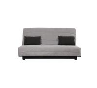 RELAXIMA - Banquette convertible Clic Clac ESTEBAN, couchage 130 x 190, rangement intégré, cape gris