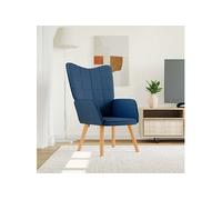 vidaXL Chaise de relaxation - Bleu
