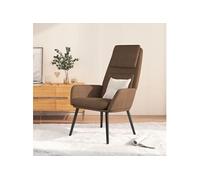 vidaXL Chaise relaxation - Marron