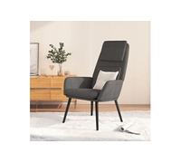 Relaxstoel stof donkergrijs341313