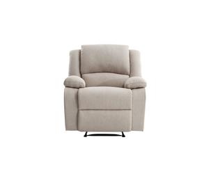 RELAXXO - Fauteuil Relaxation manuel LEO en Tissu - Beige