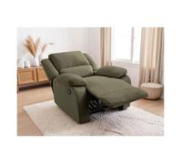 RELAXXO - Fauteuil relaxation manuel LEO en velours côtelé - Vert