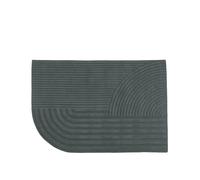 Muuto Tapis Relevo - Laine Nouvelle-Zélande 170 x 240 cm Vert foncé