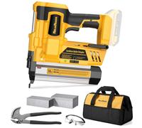ReliaRoads Cloueuse Brad sans fil de 5,1 cm, pistolet à ongles 18 GA alimenté par batterie compatible avec batterie DeWalt 20 V max, agrafeuse électrique avec extracteur de clous, sac à outils, 1600