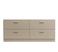 Relief Commode basse avec socle beige String Furniture - 7350038276742