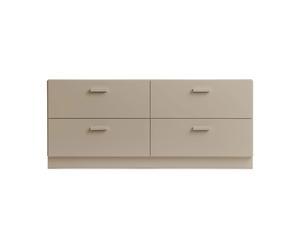 Relief Commode Relief bas sur socle 123x46.6 cm beige