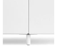 Relief Pied de connexion Relief lot de 2 Blanc