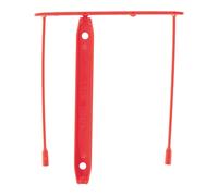 Fellowes 0089602 : Jeu de 100 reliures plastique Rouge - Dimensions 90x40x105mm - Pour documents standard
