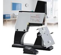 Relieuse automatique robuste | Agrafeuse à selle électrique avec double gâchette | Contrôle de profondeur de 0 à 10 mm | Espace de travail de 44 cm pour agrafage de livret
