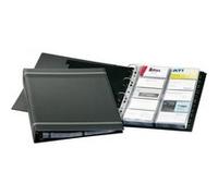 Reliure 4 anneaux visifix A4 pour 400 carte de visite gris G