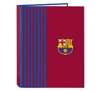 Reliure à anneaux F.C. Barcelona Bordeaux Blue marine A4 (26.5 x 33 x 4 cm)