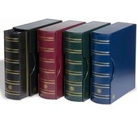 Reliure à anneaux GRANDE, Classic-Design GIGANT, cassette de protection incluse, bleu