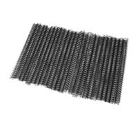 Reliure à Fil Métallique Double Boucle, 34 Boucles 9,5 Mm (BLACK) | Jeu de 100 fils de reliure pour papier A4, capacité de 60 feuilles et pas de 3:1