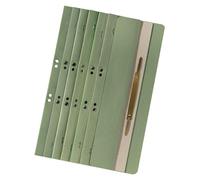 Reliure à œillets Falken DIN A4, couverture 1/4, avec pli de reliure, reliure commerciale/officielle, 25 pièces, verte