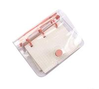 Reliure Anneaux 3 pour Mini 85x105mm Reliure Anneaux 3 pour Mini(Red) | Format pour mini 85x105mm, pour idéal pour carnets de poche, agendas, compatible 3 trous standard
