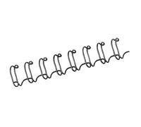 Reliure métallique fellowes relieur pas 3:1 34 boucles a4 1/4 in diamètre 6.4mm coloris noir boîte 100 unités