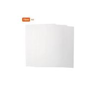 Reliure Porte-vues Document Dossiers 10PCS 30 Trous A4 Transparent PP Blanc