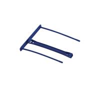 Reliures Plastiques Fellowes 0089801 Bleu, Hauteur 109mm, Lot de 50 pièces pour Systèmes de Reliure