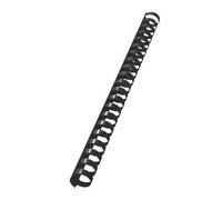 Leitz Din A4 21 Round Rings 180 Sheets Plastic Comb 19 Mm 100 Units Noir Enfants
