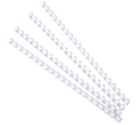 Baguette reliure anneaux plastique 12 mm Exacompta - Boîte de 25