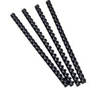 Baguette reliure anneaux plastique 12 mm Exacompta - Boîte de 25