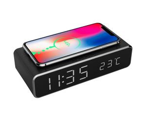 Reloj Despertador Digital Gembird DAC-WPC-01 avec Charge Sans Fil