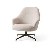 Rely HW139 Fauteuil lounge avec dossier haut et pivotant Bronzed/Karakorum 001