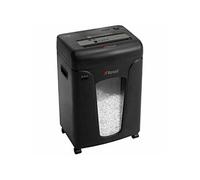 Rexel Déchiqueteuse de papier REM820 – Micro‑coupe P-5, 8 feuilles, 21L, Anti-bourrage, Noir