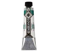 Rembrandt Acrylic Colour - Heavy Body Acrylic Paint Vert 675 - Tube de 40 ml - Qualité Artistique - Haute résistance à la lumière