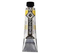 Rembrandt Acrylic Colour - Jaune de cadmium clair 208 - Peinture acrylique épaisse pour artistes 40 ml