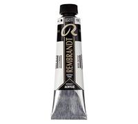 Rembrandt Acrylic Colour - Noir oxyde 735 - Peinture de haute qualité pour corps lourds Tube de 40 ml - Film durable et flexible - Résistance supérieure à la lumière - Choix de l'artiste