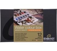 Rembrandt Aquarelle en étui métallique avec choix de couleurs pour paysages urbains I 12 godets + pinceaux