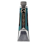 Rembrandt Couleurs à l'huile Vert Outremer 683 - Tube de 40 ml - Qualité extra-fine - Résistance à la lumière supérieure - Choix de l'artiste - Consistance beurrée - Fabriqué aux Pays-Bas