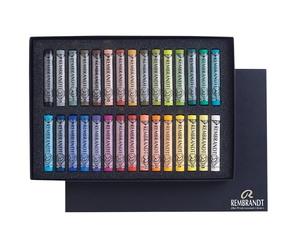 Rembrandt Ensemble de Pastel secs Sticks 30 General Selection Extra Fins et 1 Cartes Postales EMI Craft
