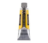 Rembrandt Oil Colour - 150 ml Jaune de Cadmium moyen 271 - Peinture à l'huile de qualité extra-fine - Haute concentration de pigments - Résistant à la lumière - Qualité artiste