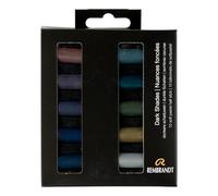 Rembrandt Set de Pastels Doux Professionnels Couleurs Foncées | 10 Demi-Pastels