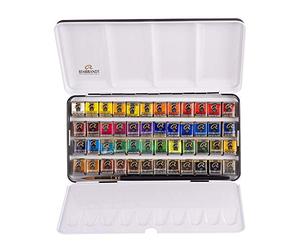 Rembrandt Watercolour Box (48 Pans & Sable Brush)