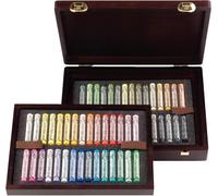 REMBRANT Rembrandt Soft Pastel boîte de Luxe Set 60 Demi Pastel General Selection et 1 Cartes Postales