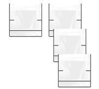 Remingtape Lot de 4 housses de chaise transparentes pour chaises de coiffure, pour la plupart des chaises de coiffure, chaises de bureau