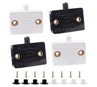 Remingtape Lot de 4 interrupteurs de porte d'armoire, de lampe, de tiroir, de porte fermée, pour 12 V, 24 V, 110 V