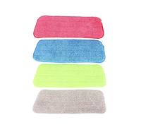 Remingtape Lot de 4 serpillères de nettoyage pour toutes les serpillières et serpillères, lavables