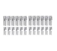 Remingtape P-38 et P-51 Lot de 12 ouvre-boîtes en acier inoxydable pour camping, cuisine, voyage, camping