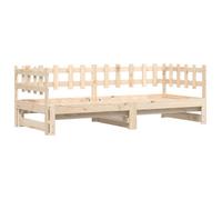 ""Remise""2 Places, Lit coulissant ,sans matelas, 2 x (80 x 200) cm Bois massif JILIMAISON2025 35685165