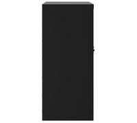 Remise 2026®Armoire à dossier Noir - Classeur - Noir - Cabinet de Bureau79x40x90cm acier 926 3490809