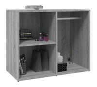 Remise 2026®ARMOIRE Gris - Armoire de rangement penderie - avec rangement - Sonoma gris - 80x40x65cm - Bois d'ingénierie 891 6788