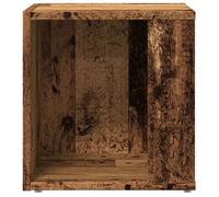 Remise 2026®Brun - Table d'appoint - Petite Table Basse - vieux bois - 33x33x34cm - Bois d'ingénierie 579 4267648