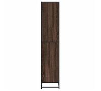 Remise 2026®Cabinet de salon Brun - Bibliothèque - Chêne Marron - 60x35x170,5cm - stockage livres - Bois d'ingénierie 669 9054365
